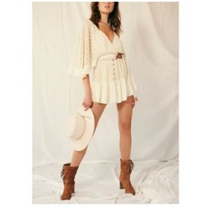 Free People Bohemian Lace shyanne Romper